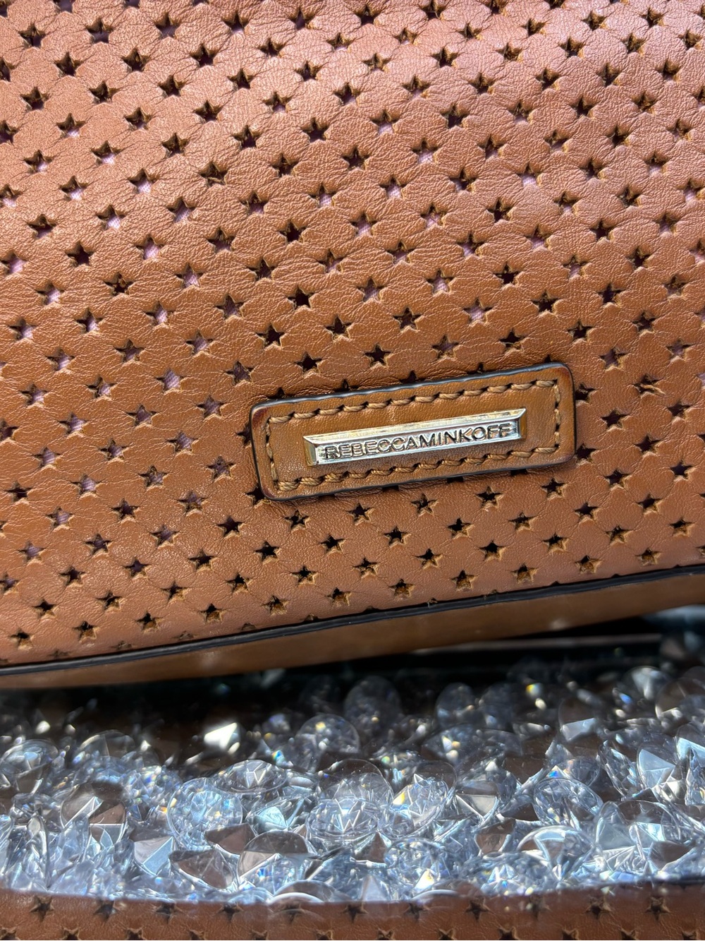 Rebecca Minkoff brown calf leather bucket bag GUC - Picture 5 of 14